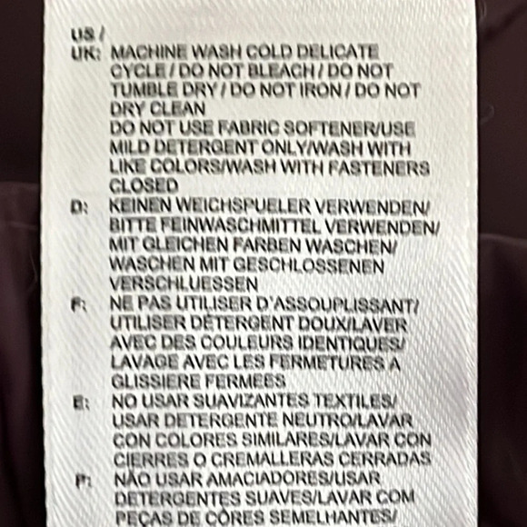 Stella McCartney x Adidas Quilted Pants in Burgundy - Size Large - Picture 9 of 11